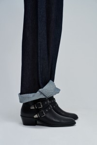 LEATHER ANKLE BOOTS