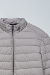CHAQUETA ACOLCHADA EFECTO PIEL