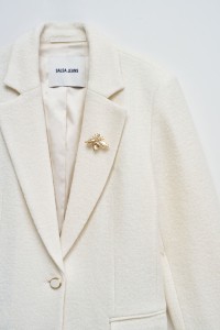 TEXTURED WOOL BLAZER