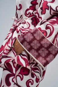 KIMONO COM ESTAMPADO FLORAL