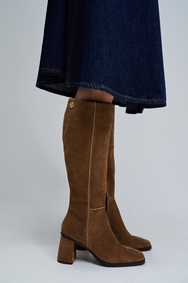 BOTTES HAUTES EN DAIM