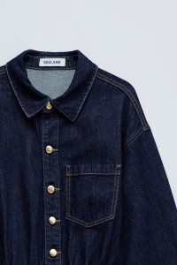 MIDI DENIM DRESS