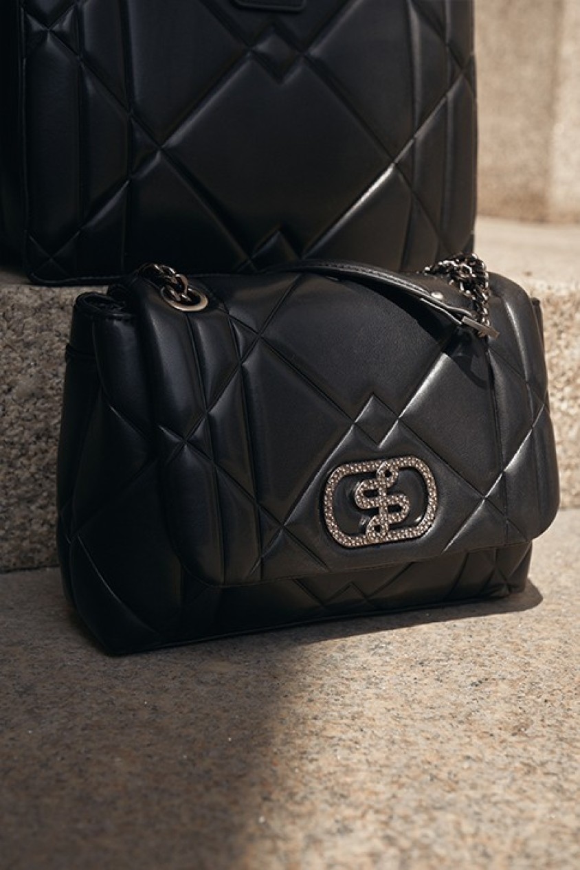 PADDED BAG LEATHER EFFECT