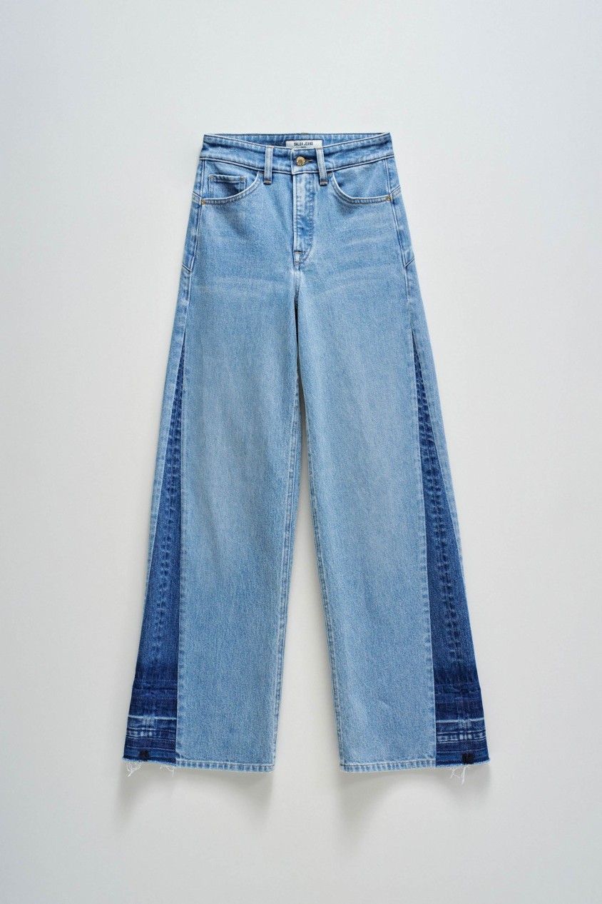 FAITH PUSH IN WIDE JEANS