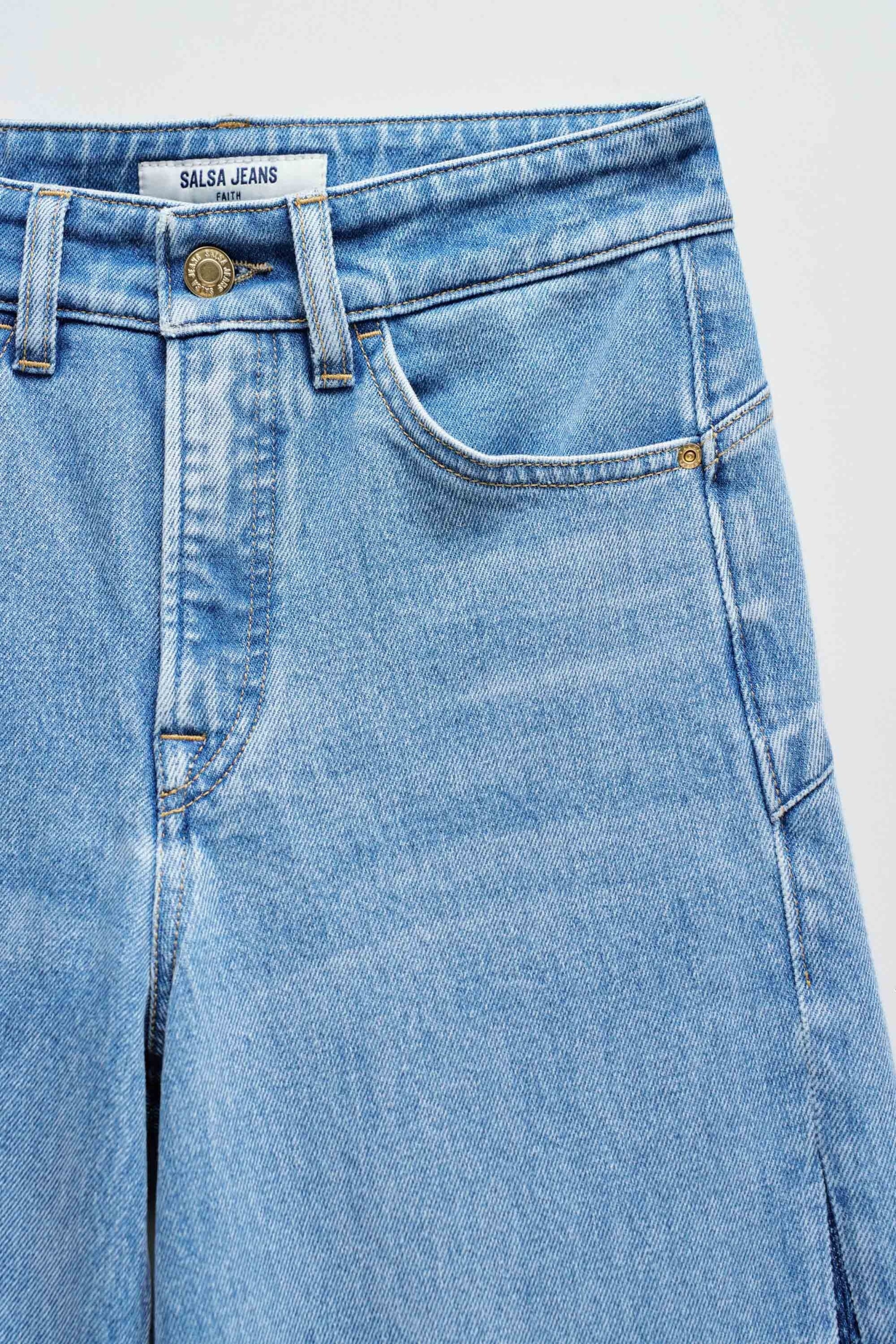 FAITH PUSH IN WIDE JEANS