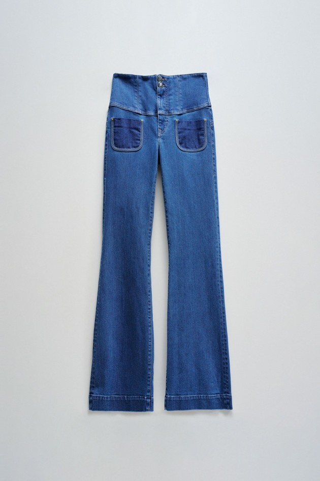 JEANS DIVA PUSH IN FLARE