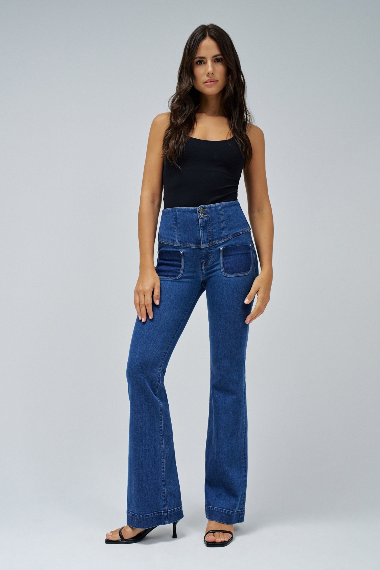 DIVA PUSH IN FLARE JEANS