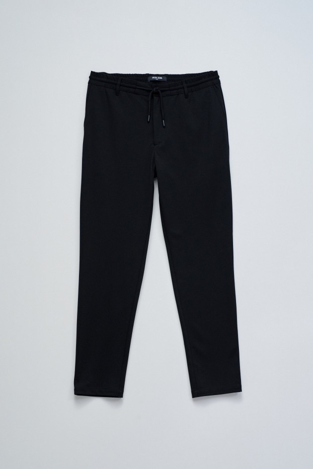 SLIM FIT JOGGERS TROUSERS IN FABRIC