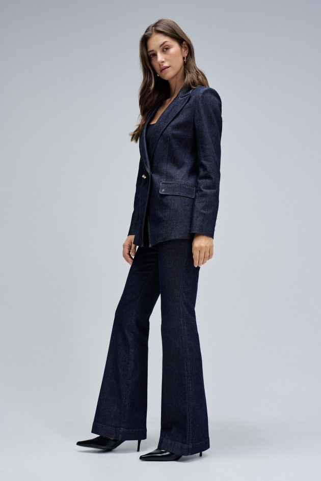 BLAZER EM DENIM
