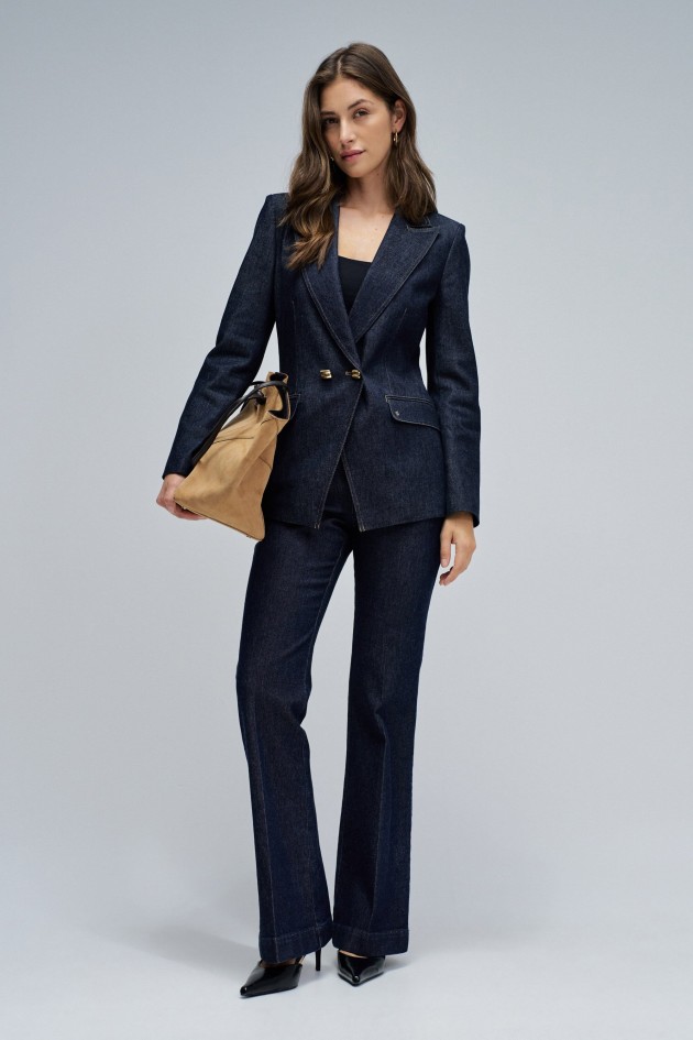 BLAZER EM DENIM
