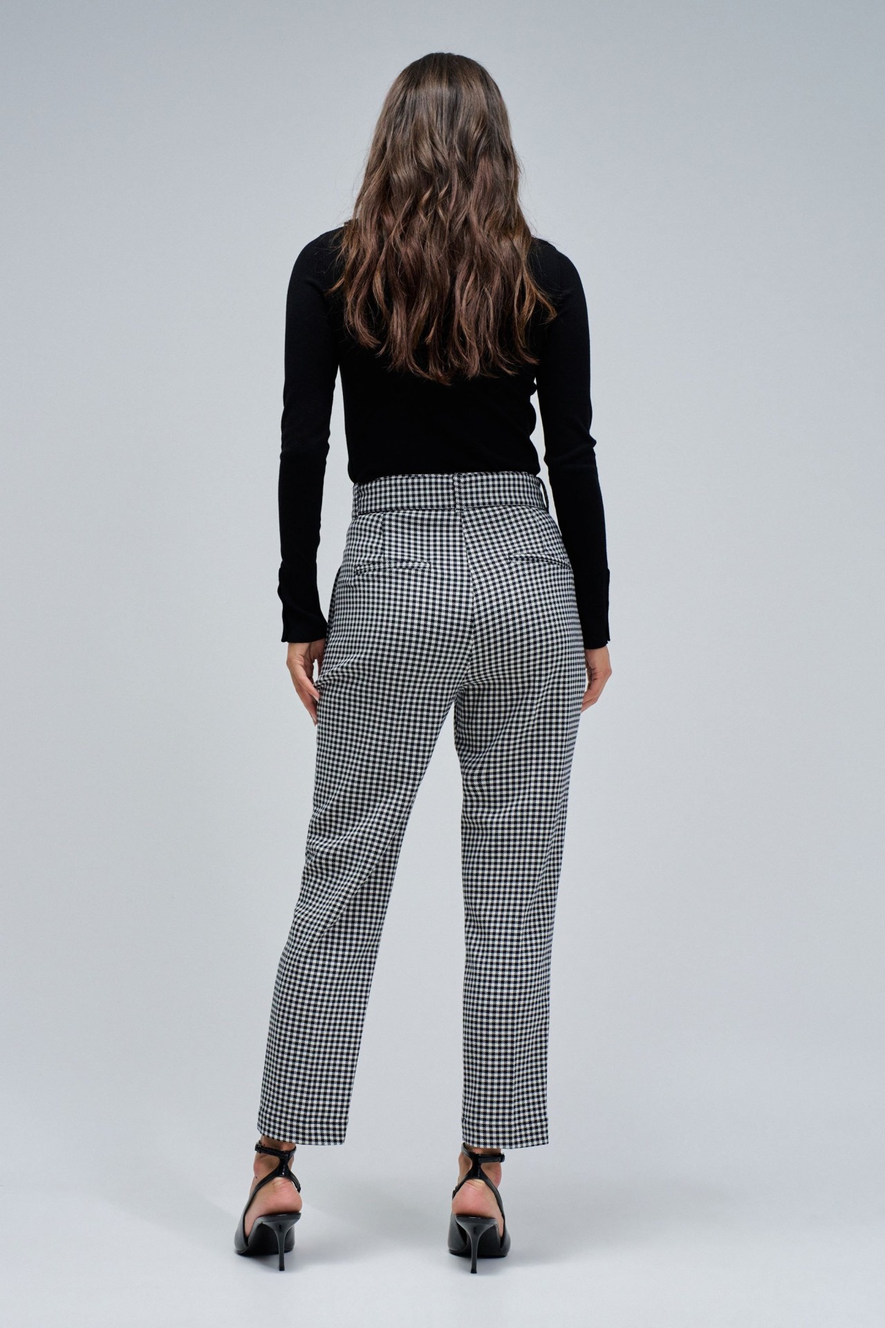 CHINO CROPPED SLIM TROUSERS