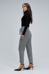 CHINO CROPPED SLIM TROUSERS