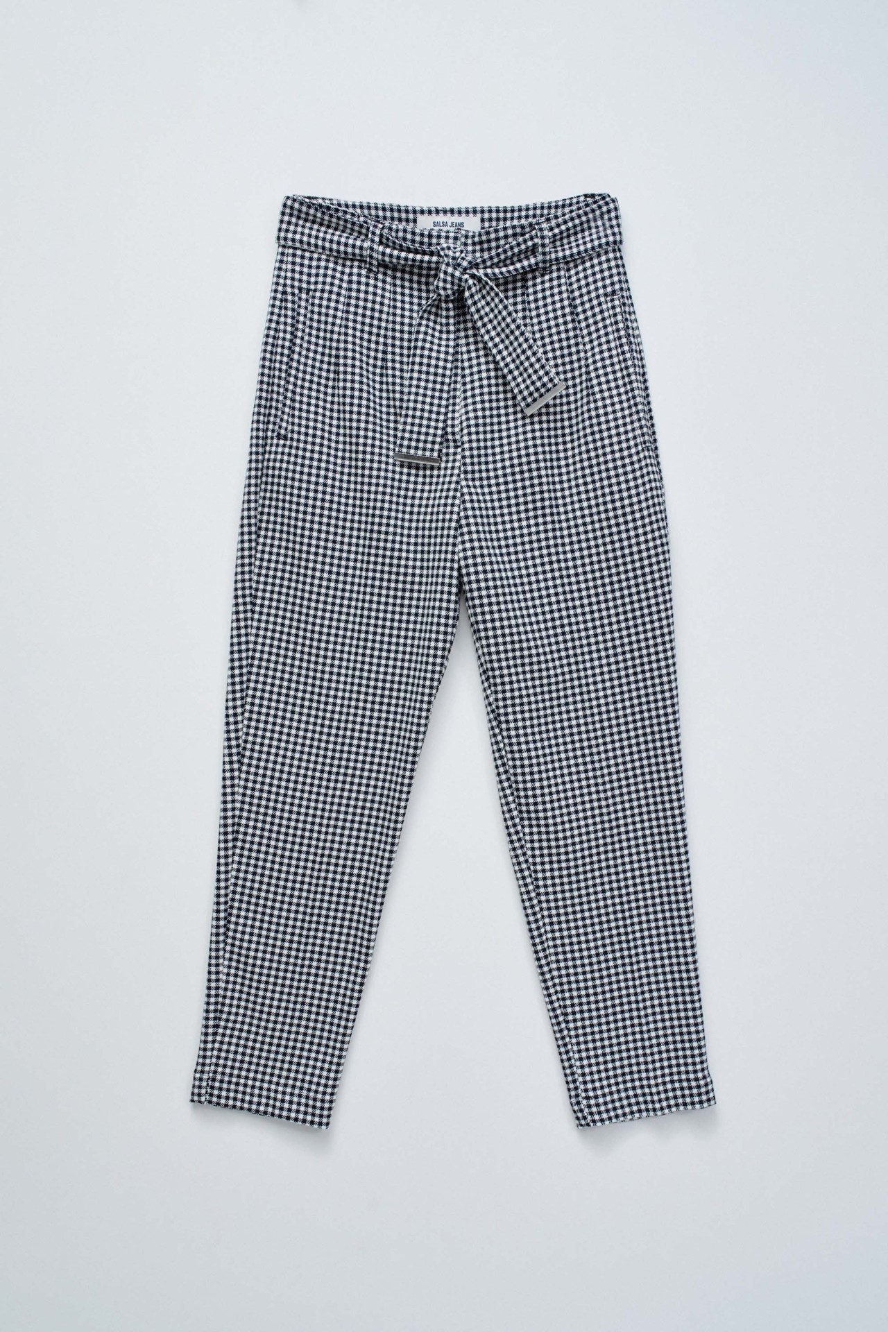 CHINO CROPPED SLIM TROUSERS