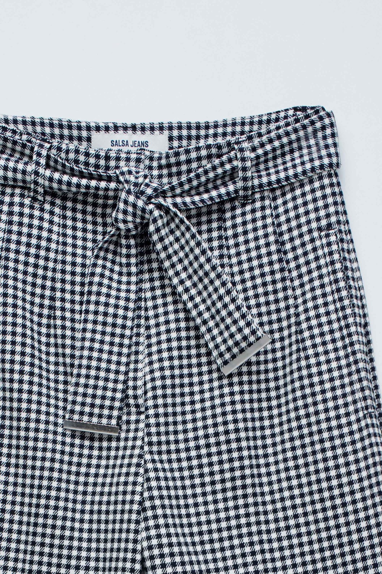 CHINO CROPPED SLIM TROUSERS