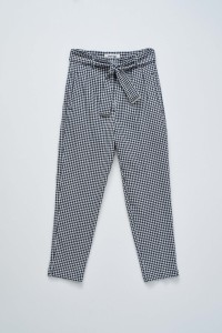 CHINO CROPPED SLIM TROUSERS