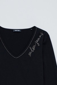CAMISOLA DE MALHA COM BRANDING