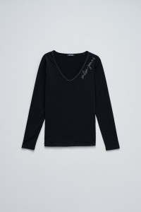 CAMISOLA DE MALHA COM BRANDING