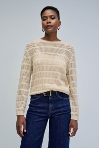 CAMISOLA DE MALHA COM BRILHO