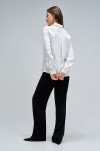 CHEMISE EN TWEED SATIN