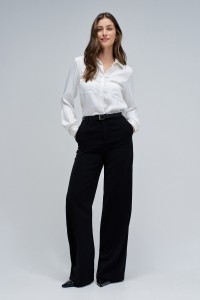 CHEMISE EN TWEED SATIN