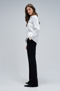CHEMISE EN TWEED SATIN