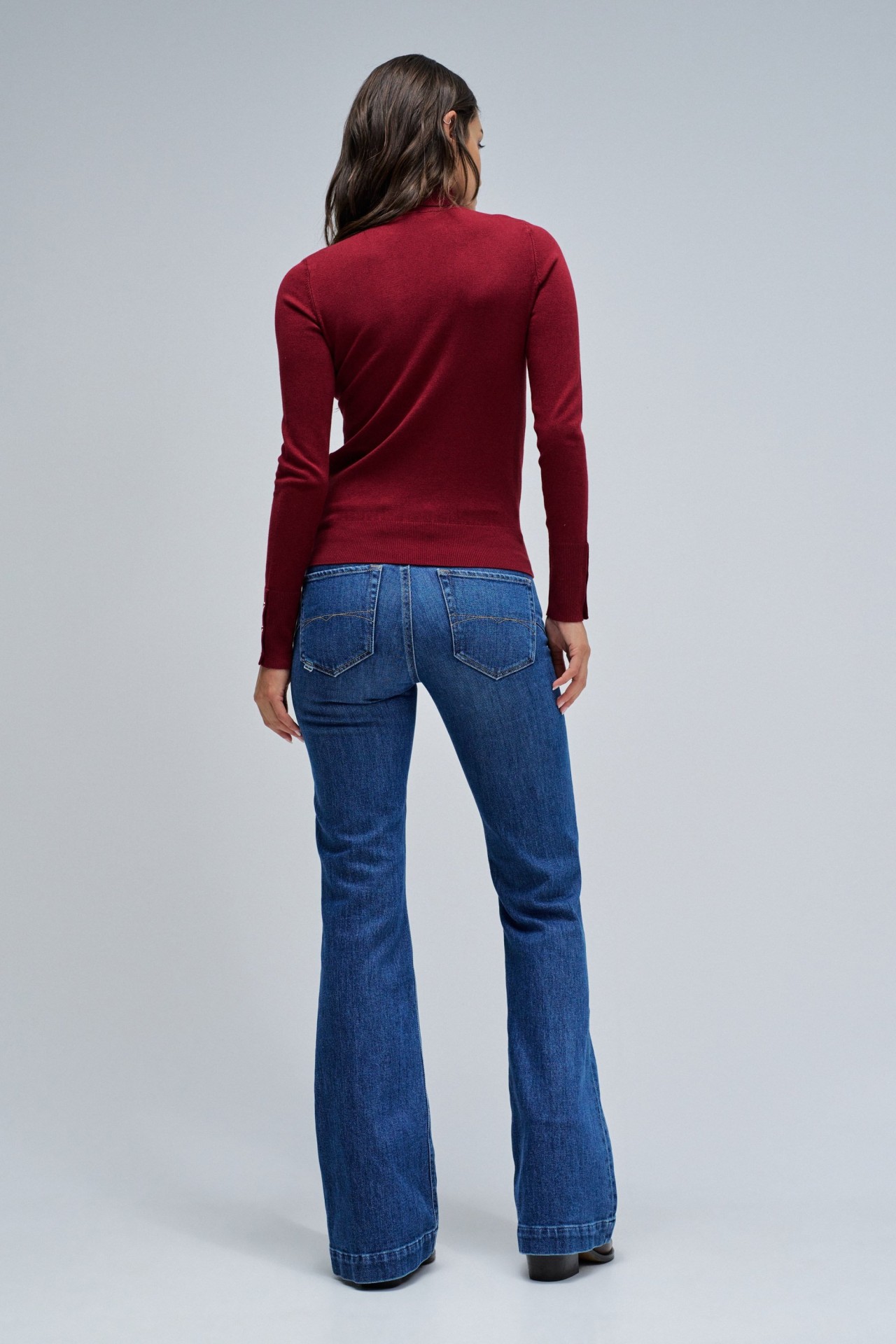 CAMISOLA DE GOLA ALTA