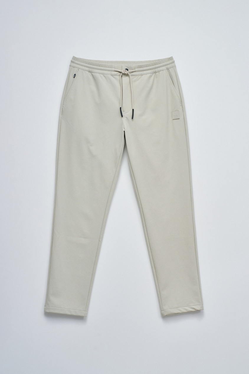 SLIM FIT JOGGERS TROUSERS IN FABRIC