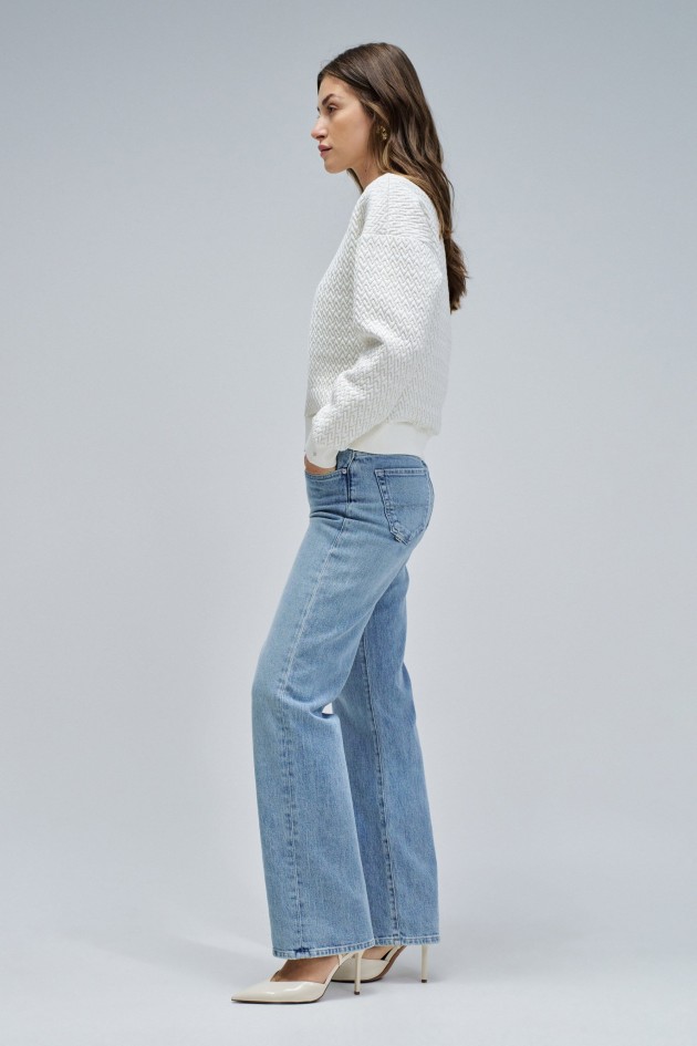 SWEAT À MOTIFS JACQUARD