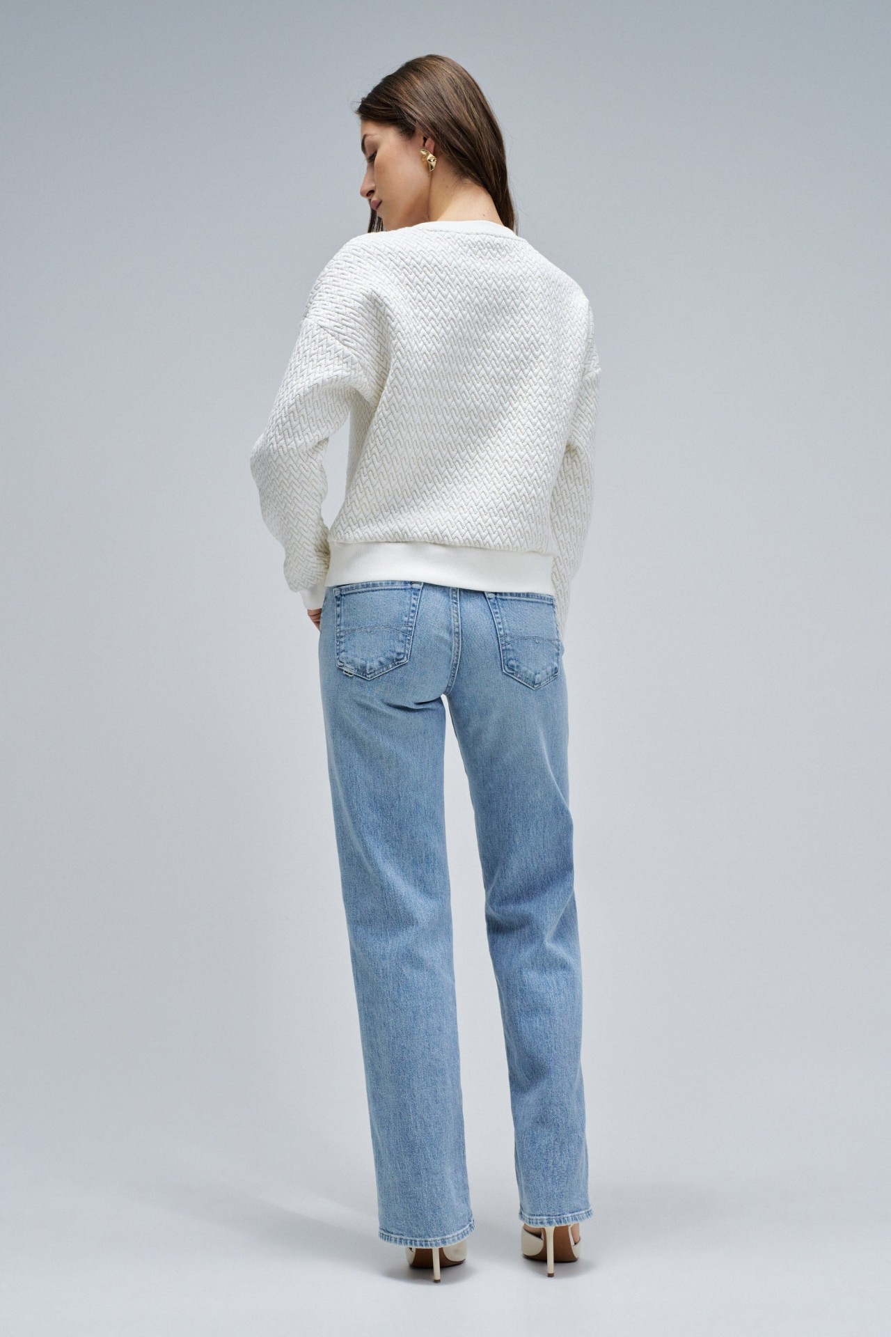 SWEATSHIRT COM JACQUARD