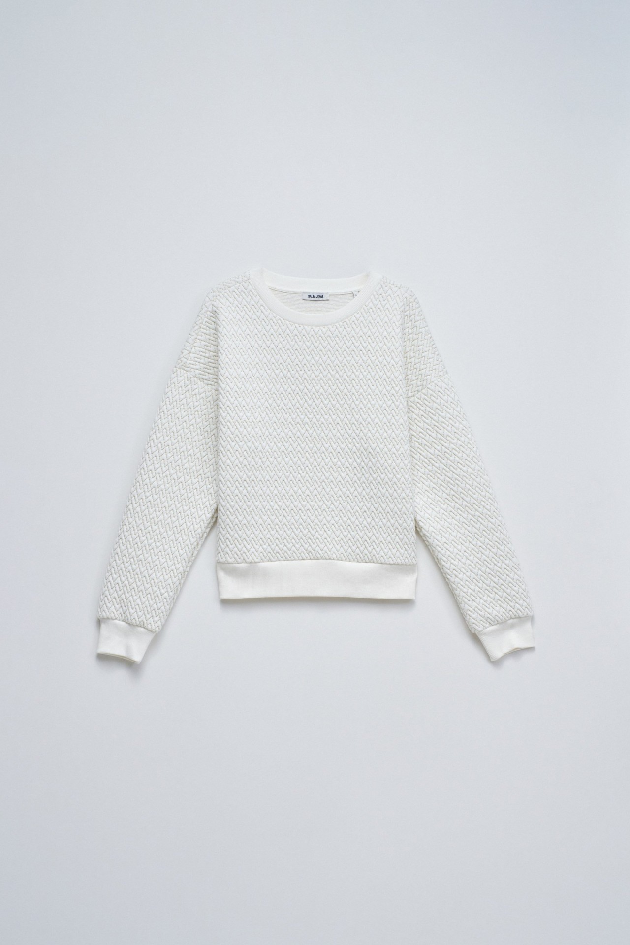 SWEATSHIRT COM JACQUARD