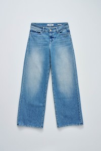 LOW RISE WIDE JEANS