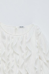 RUFFLED BLOUSE