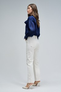 JEANS STRAIGHT EM BOMBAZINE