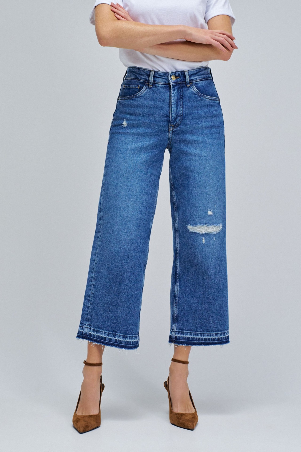 JEAN FAITH PUSH IN CROPPED DROIT