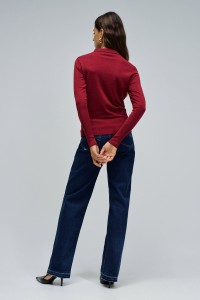 PULL EN MAILLE AVEC NOEUD
