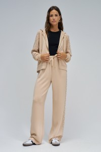 JOGGERS WITH STRAIGHT LEG TROUSERS