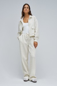 CASACO DE FELPA COM JACQUARD