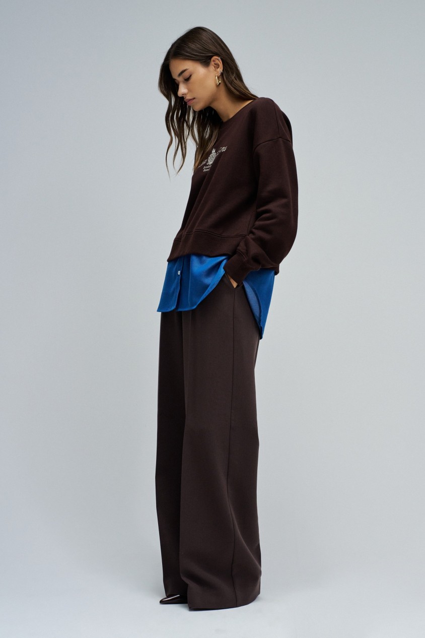 PULLOVER KOMBINIERT MIT BLUSE