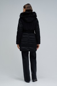 LONG PADDED JACKIE COAT