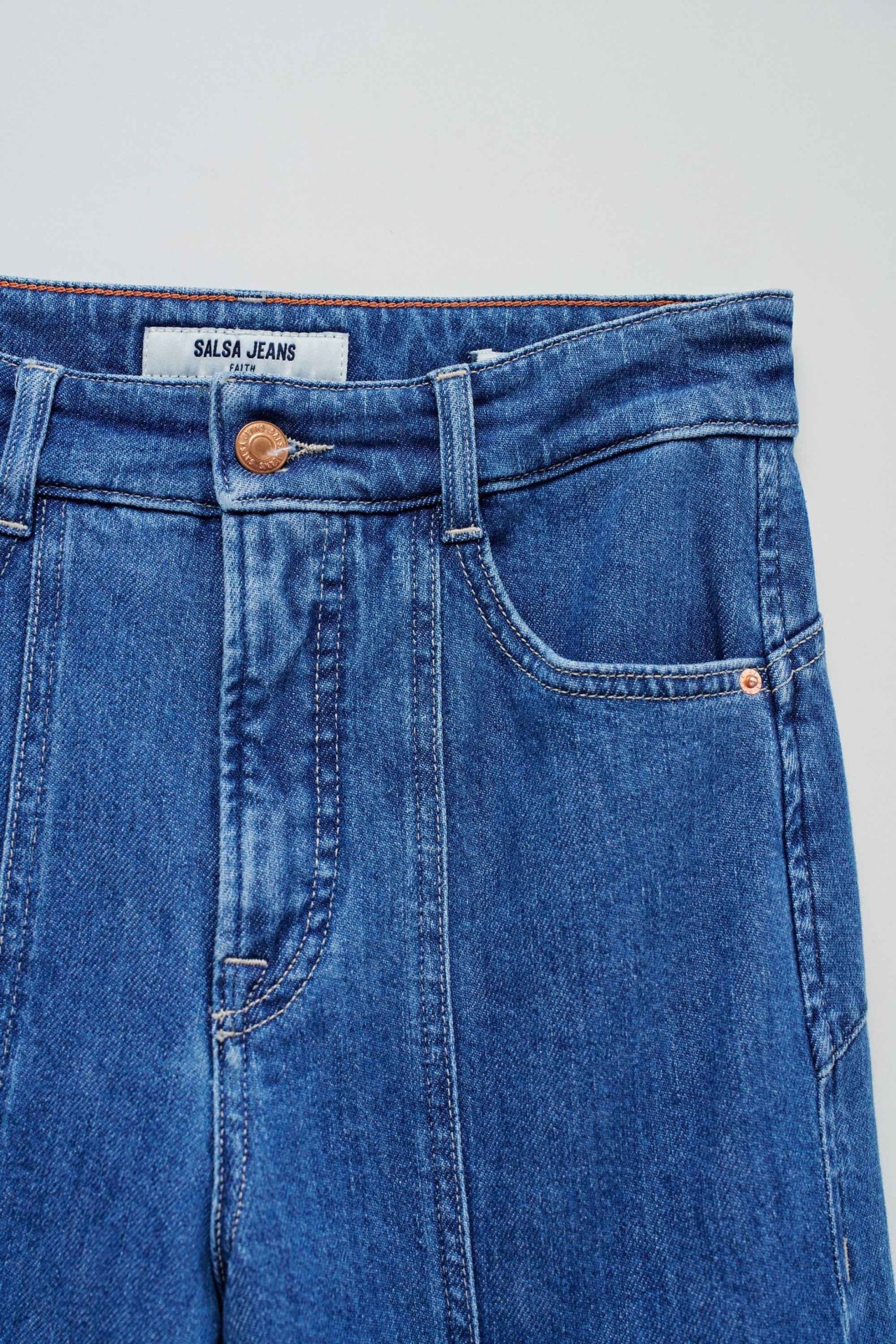 FAITH PUSH IN STRAIGHT CARGO STYLE JEANS