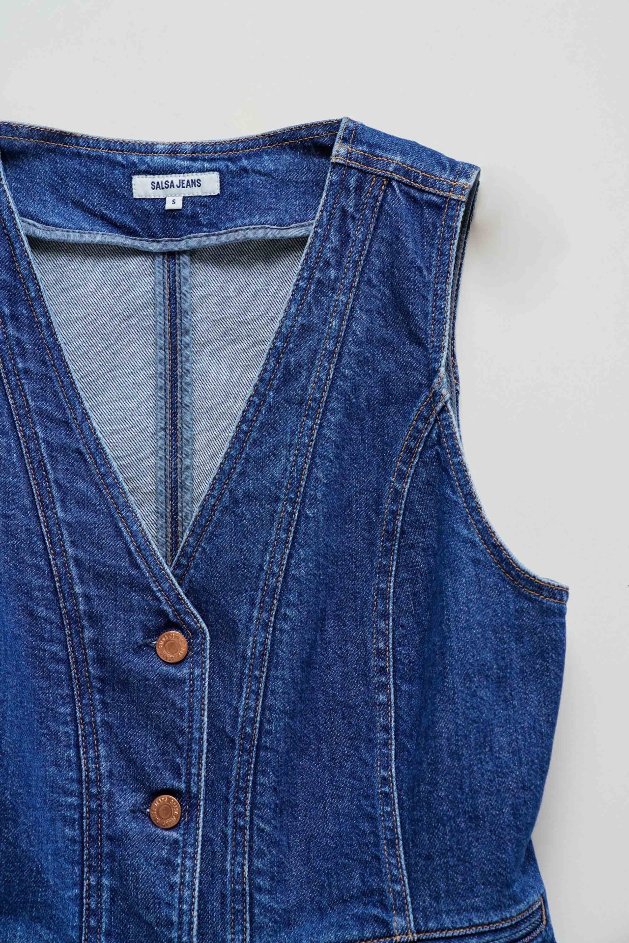 DENIM WAISTCOAT