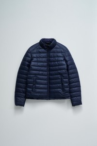 CHAQUETA ACOLCHADA EFECTO PIEL