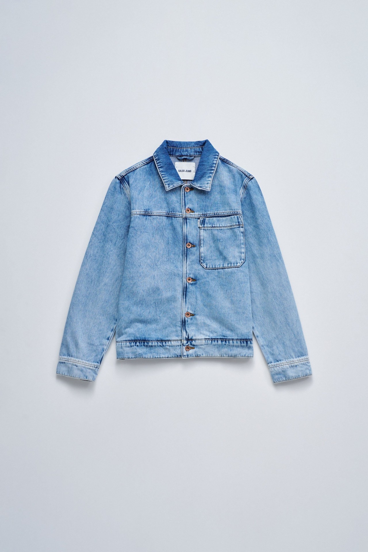 LIGHTDENIM TRENCH COAT