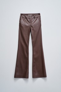 SECRET CHINO PUSH IN FLARE LEATHER EFFECT