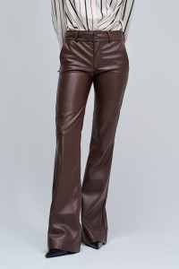 SECRET CHINO PUSH IN FLARE LEATHER EFFECT