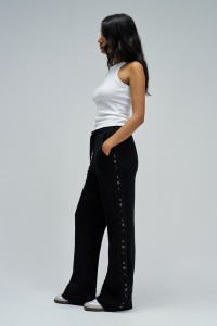 JOGGERS WITH STRAIGHT LEG TROUSERS