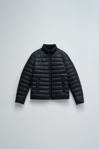 CHAQUETA ACOLCHADA EFECTO PIEL