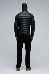 CHAQUETA ACOLCHADA EFECTO PIEL
