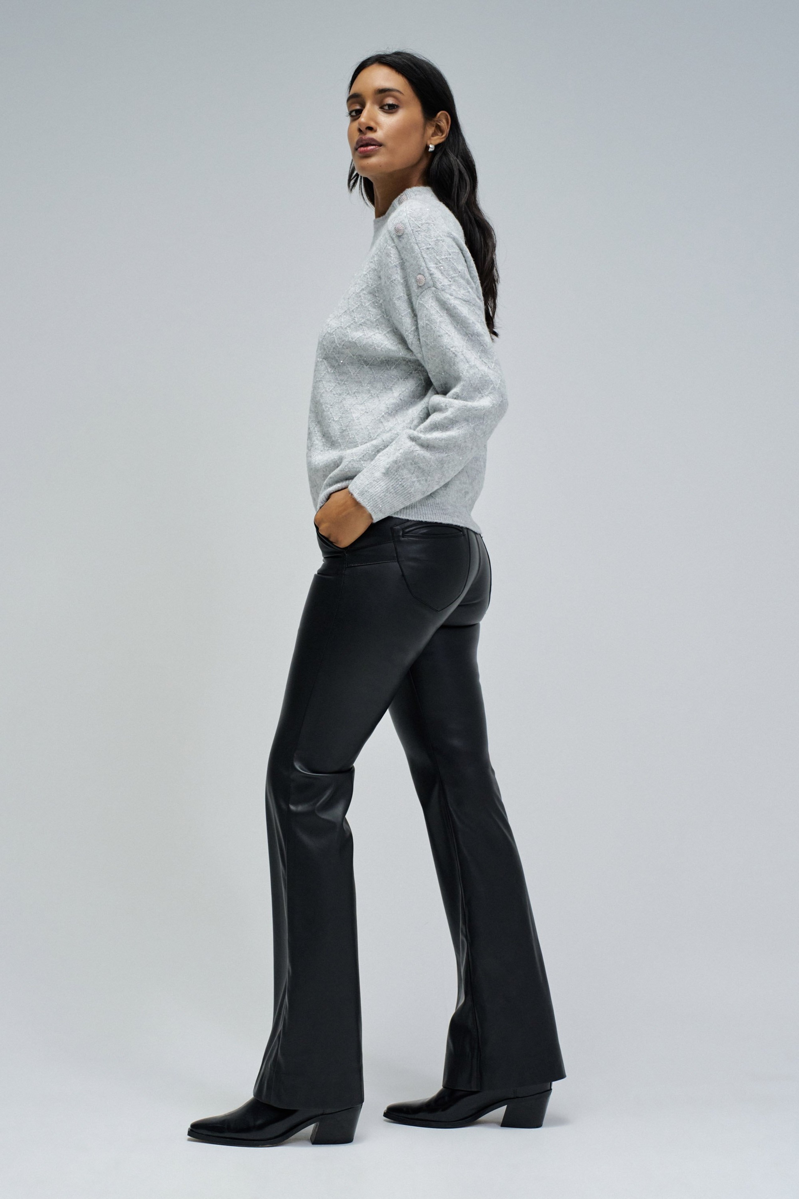 KNIT SWEATER WITH LUREX