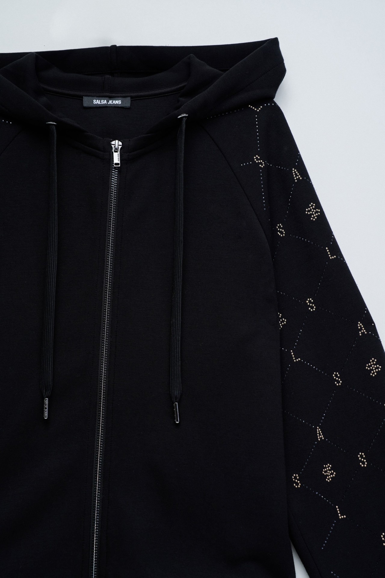 VESTE À CAPUCHE AVEC FERMETURE ÉCLAIR